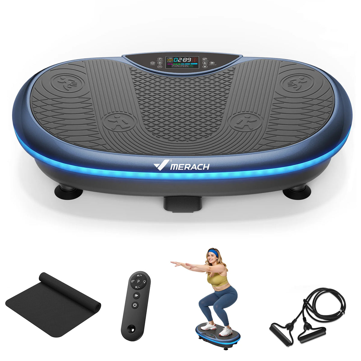 Merach Vibration Plate Exercise Machine For Full Body Workouts