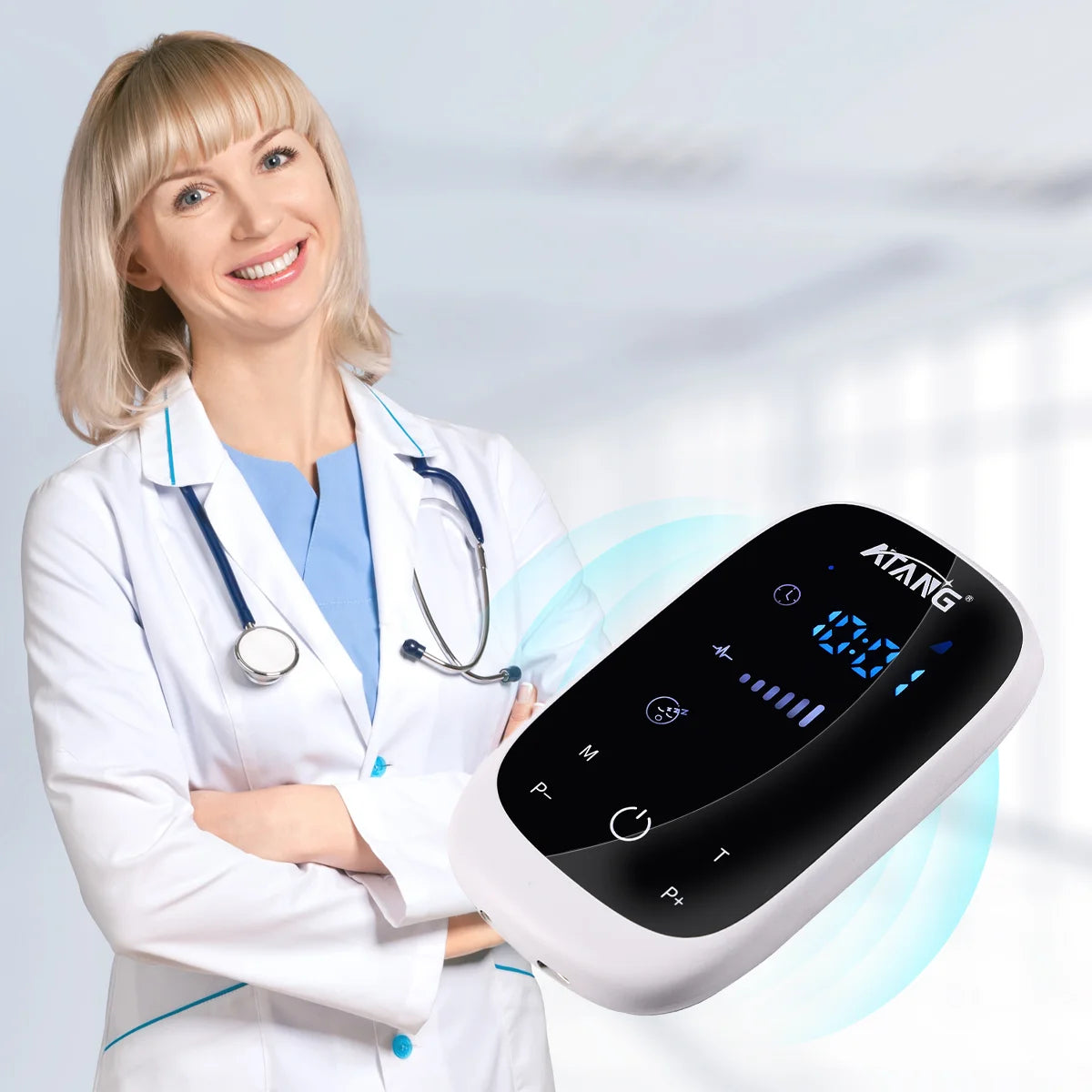 ATANG CES Ear Clip Brain Stimulation Device For Insomnia