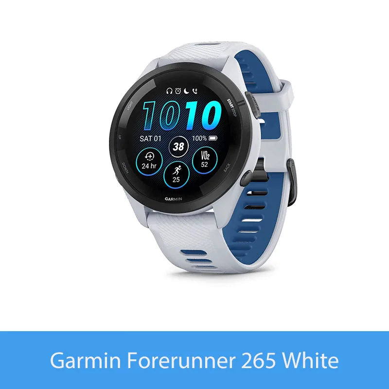 Garmin Forerunner 265 GPS Smartwatch AMOLED Touchscreen Fitness Tracker