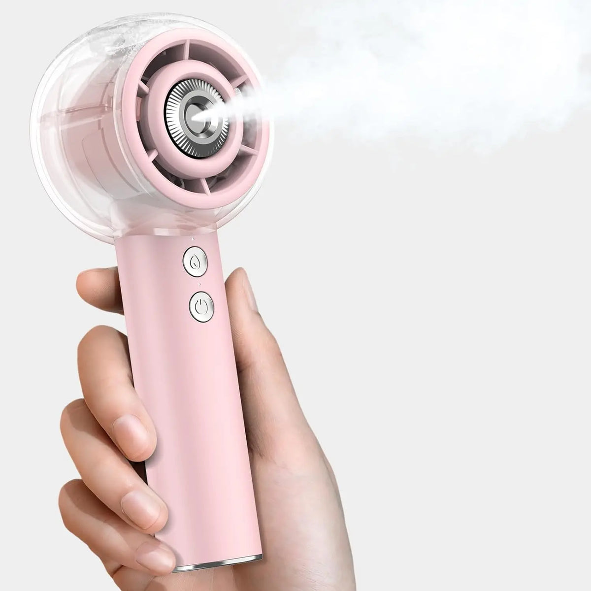 Portable Misting Handheld Fan With 6000mAh Rechargeable Battery
