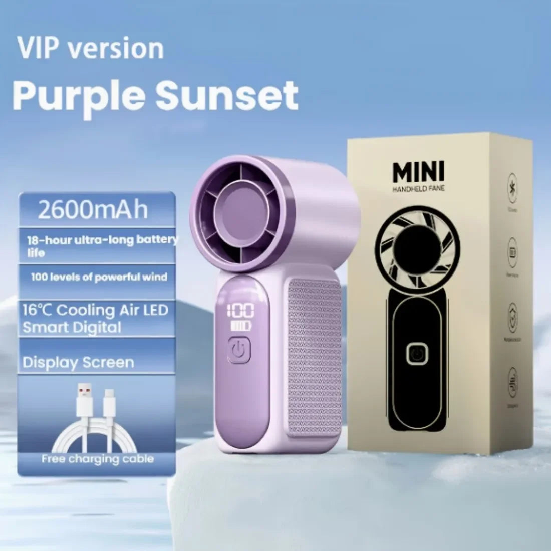 Mini Handheld USB Rechargeable Portable Cooling Fan