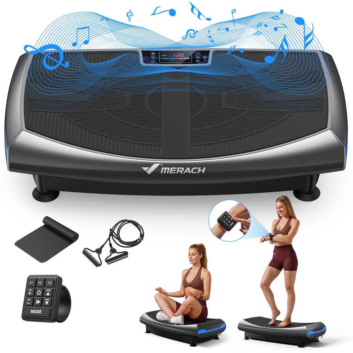 Merach Vibration Plate Exercise Machine For Full Body Workouts