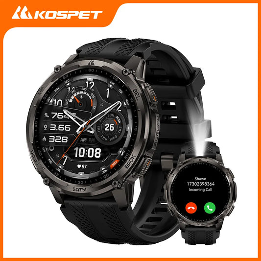 KOSPET T4C Rugged Smartwatch With GPS Fitness Health Tracking