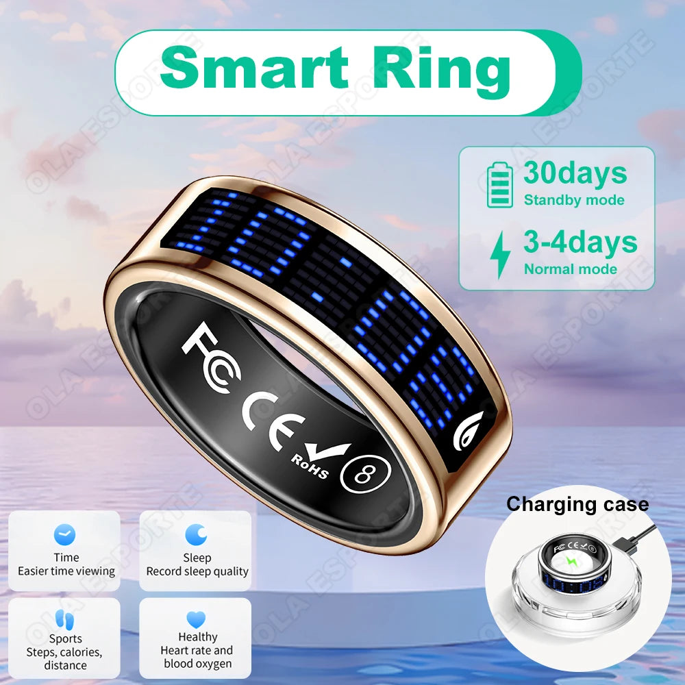 Ola Esporte Smart Ring With Heart Rate And Sleep Tracking