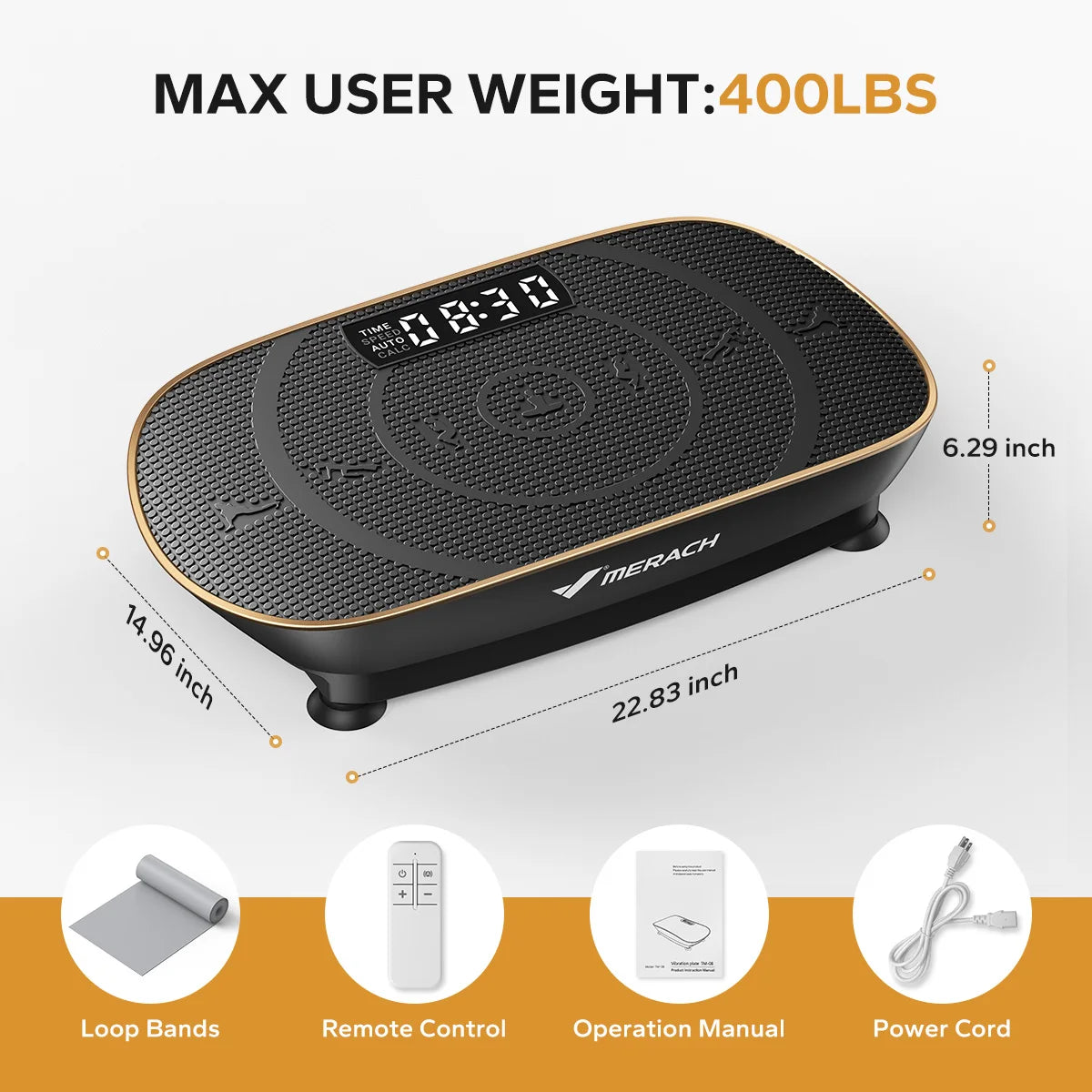 Merach Vibration Plate Exercise Machine For Whole Body Workouts