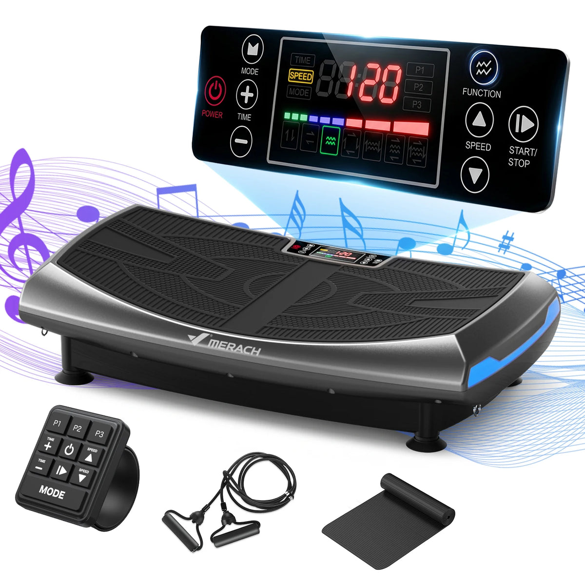 Merach Vibration Plate Exercise Machine For Full Body Workouts