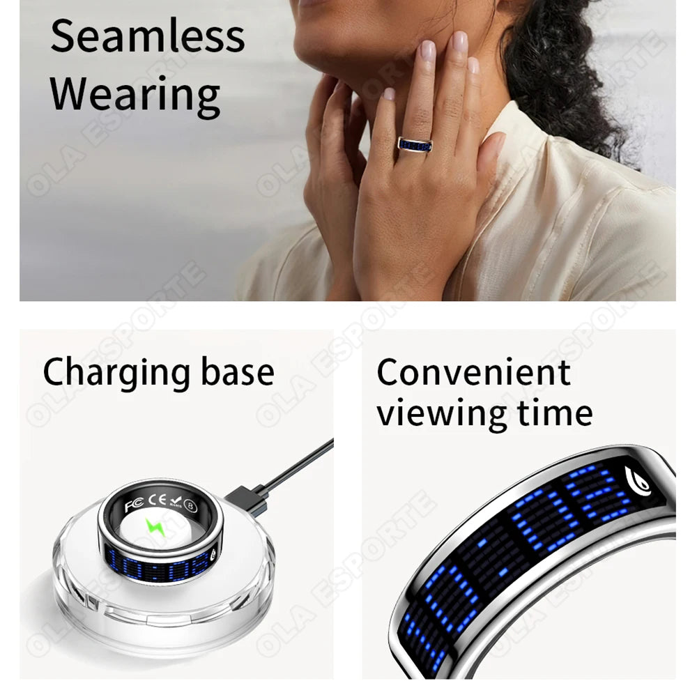 Ola Esporte Smart Ring With Heart Rate And Sleep Tracking