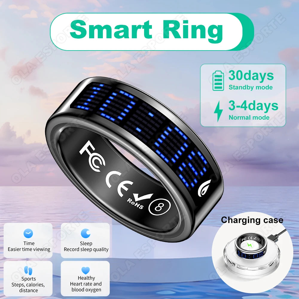 Ola Esporte Smart Ring With Heart Rate And Sleep Tracking