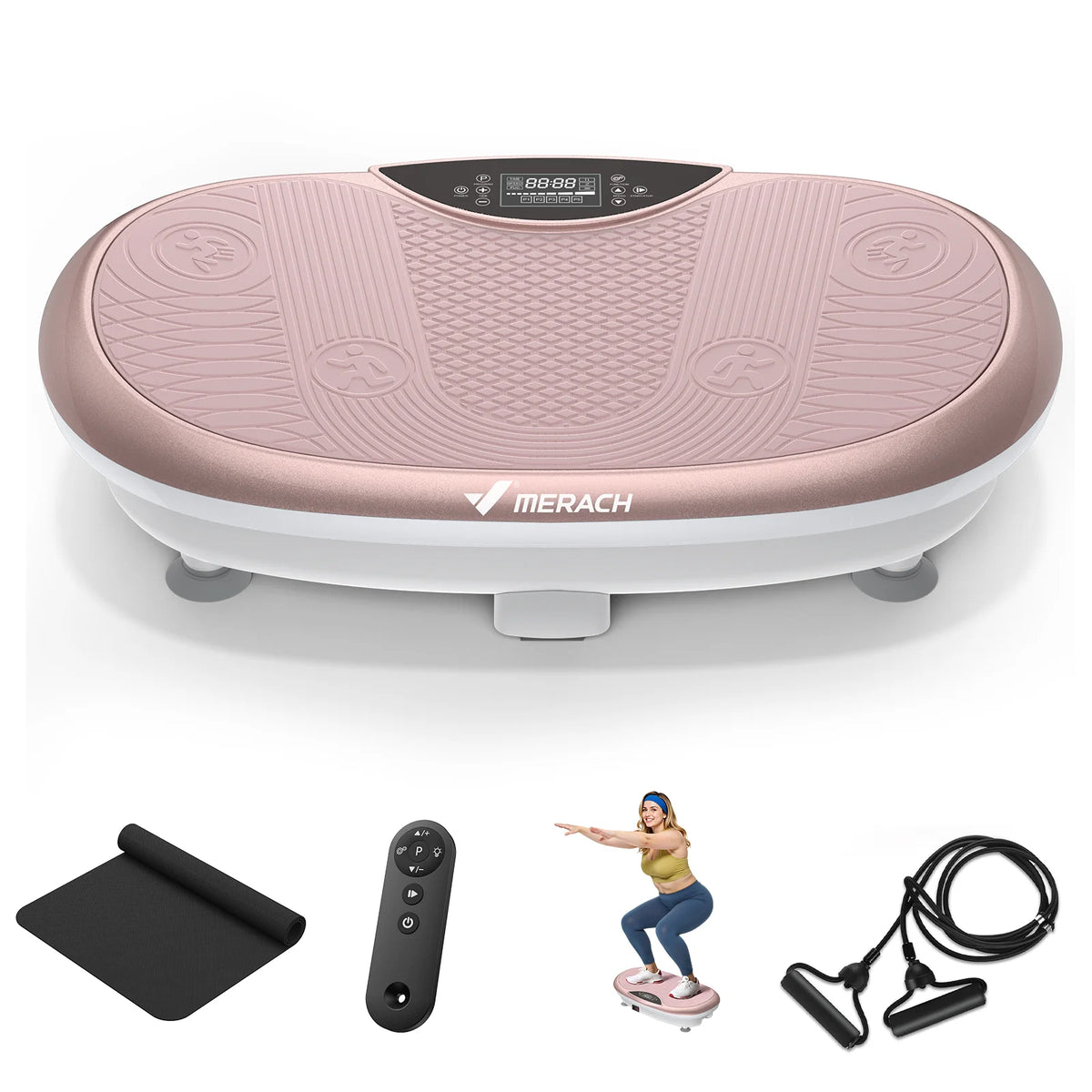 Merach Vibration Plate Exercise Machine For Full Body Workouts