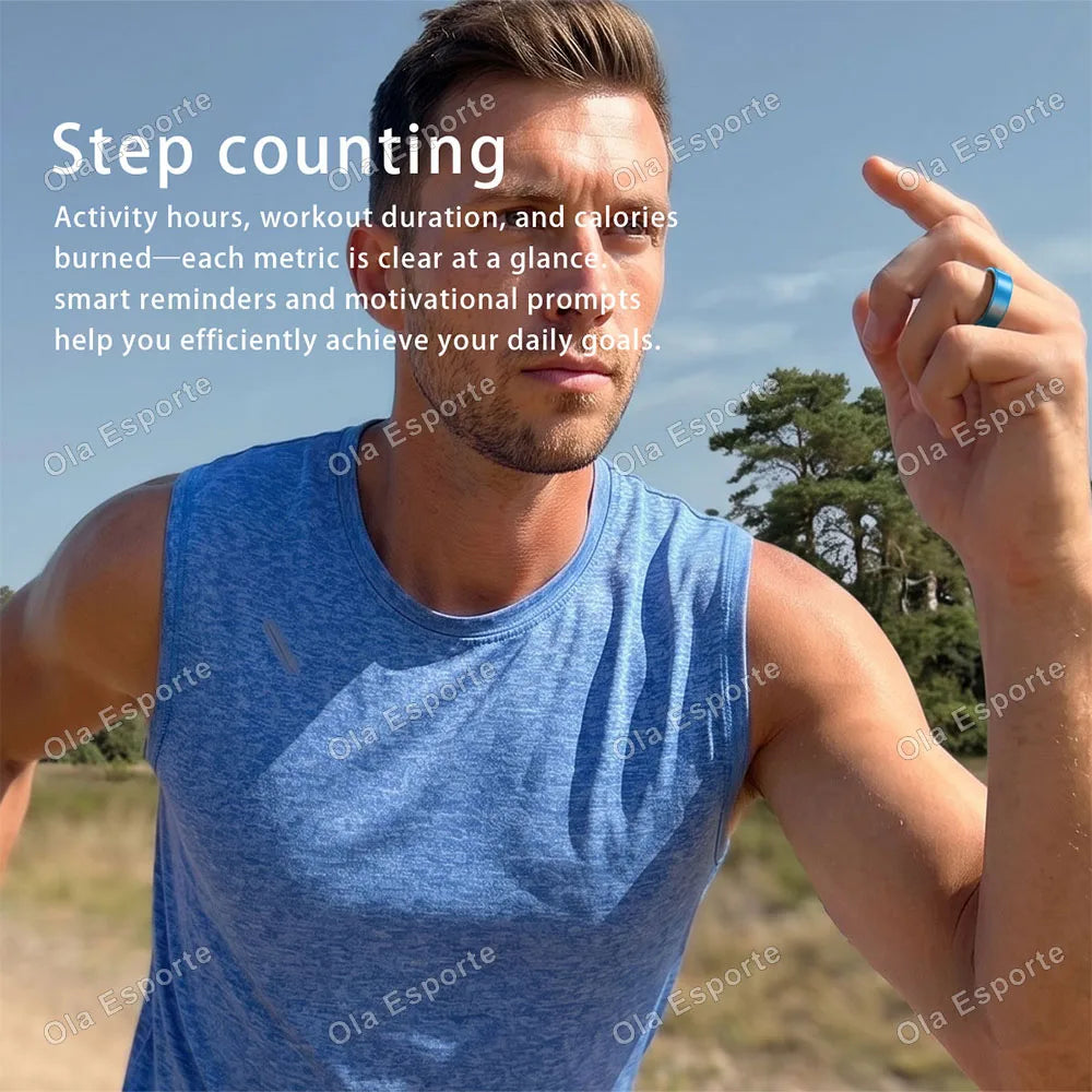 Ola Esporte Smart Ring Health Tracker Heart Rate And Sleep Monitoring