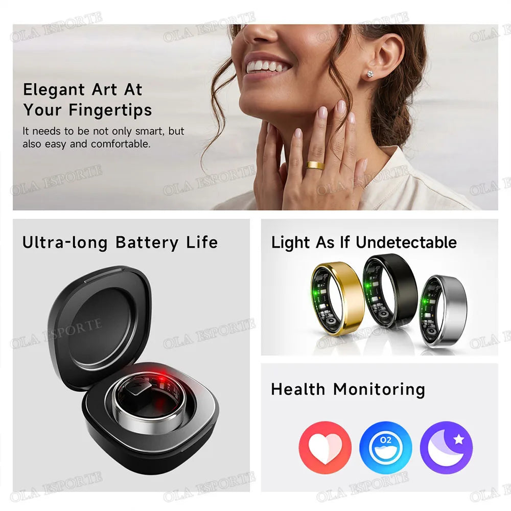 Ola Esporte Smart Ring Heart Rate And GPS Tracker