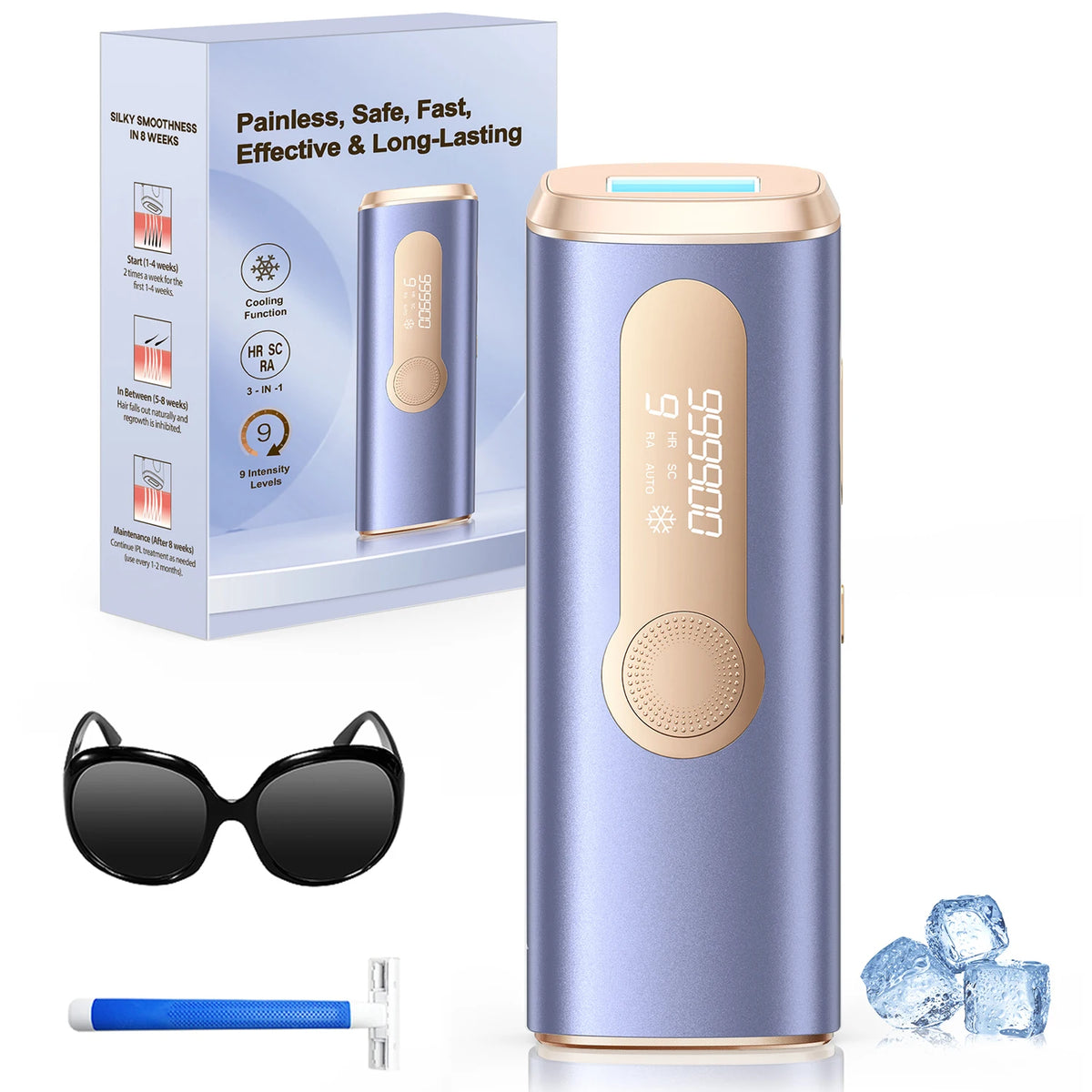Totmizby IPL Laser Hair Removal Device For Men And Women