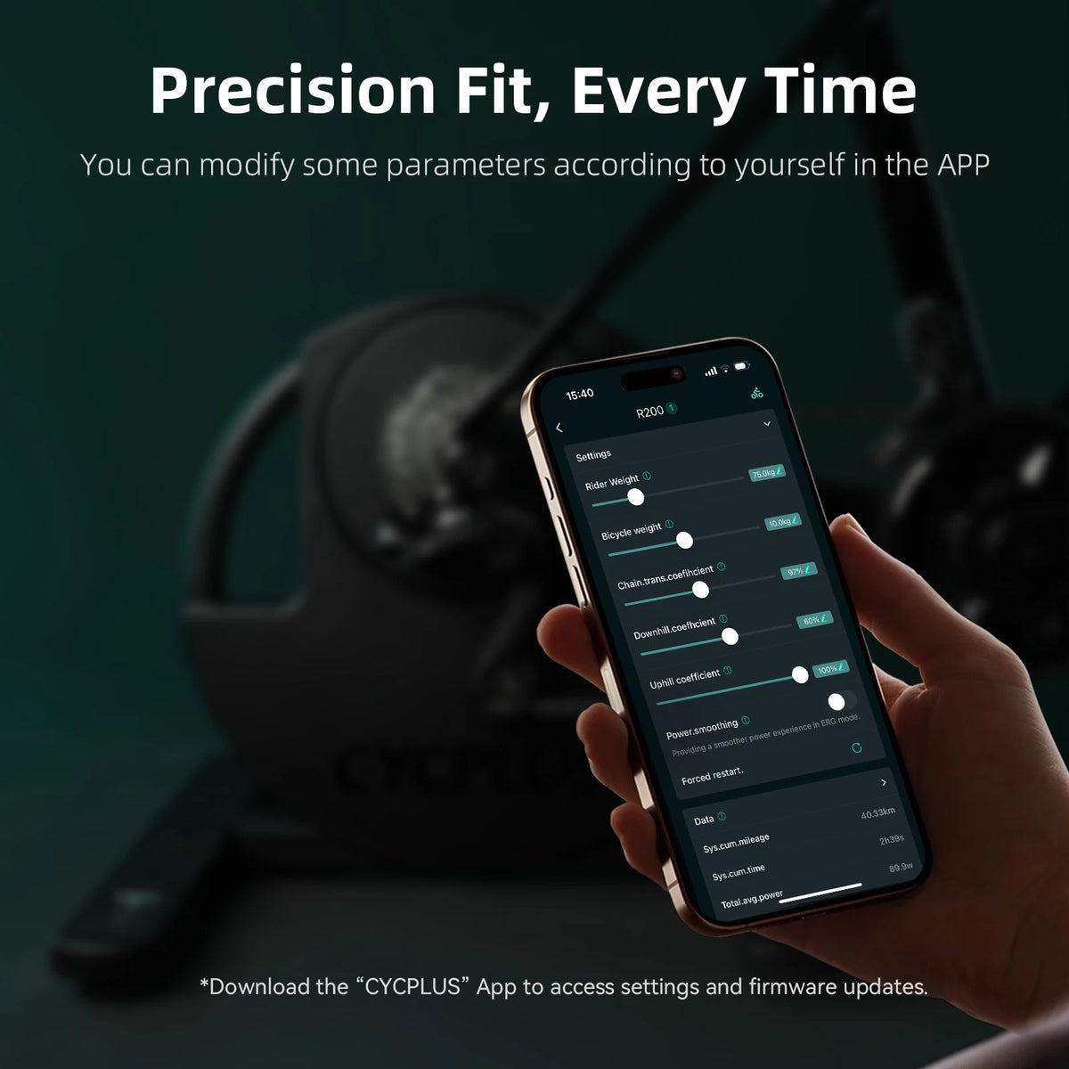 CYCPLUS R200 Smart Indoor Bike Trainer With ANT Plus Bluetooth