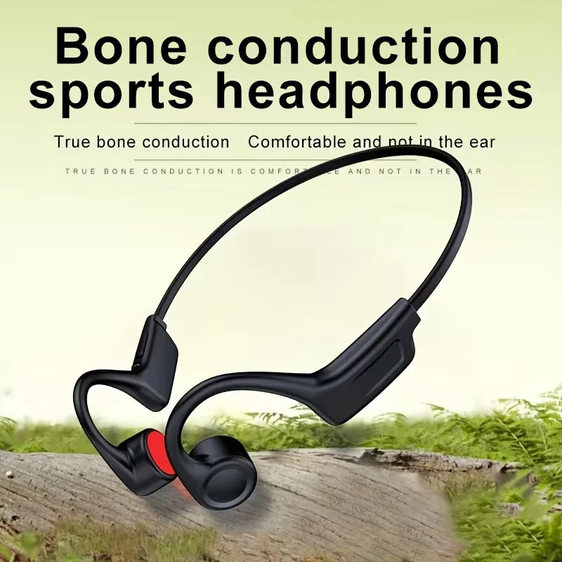 Wireless Bone Conduction Headphones With Mic And Type C Charge