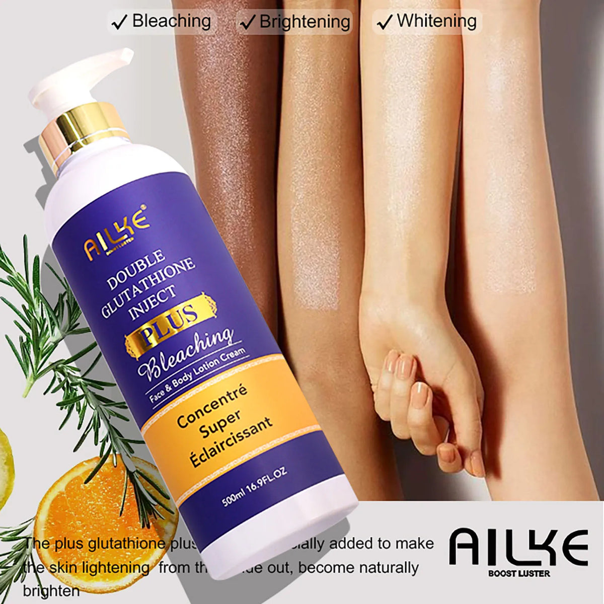 AILKE Brightening Body Milk For Even Skin Tone And Daily Care