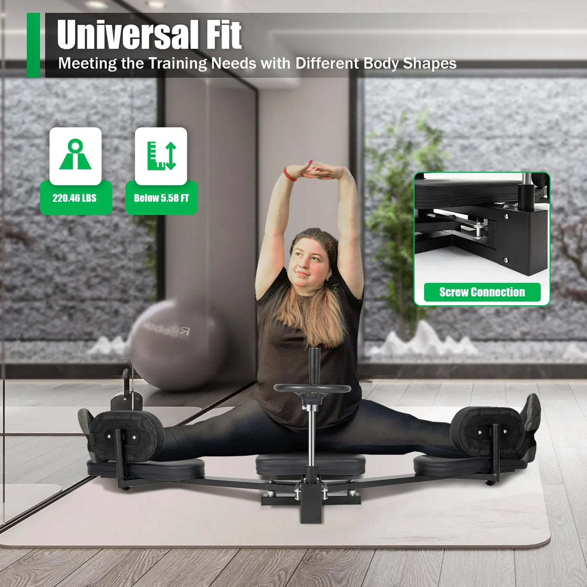 Professional 3 Bar Leg Stretcher For Ultimate Flexibility Training