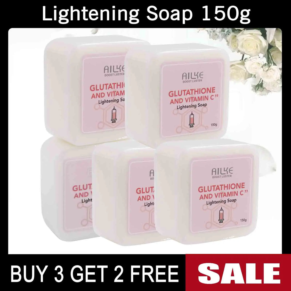 AILKE Whitening Skin Care Set Glutathione Vitamin C Brightening Moisturizing