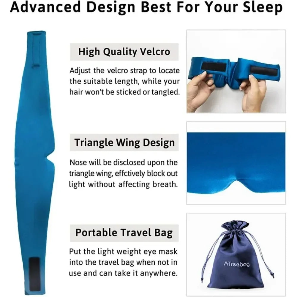 Comfortable Cotton Travel Sleep Eye Mask For Quiet Rest