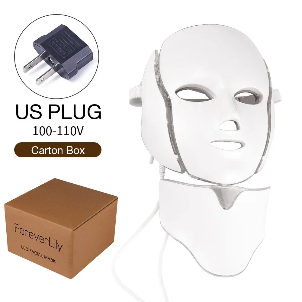 Iebilif Led Facial Mask For Anti Aging Skin Rejuvenation
