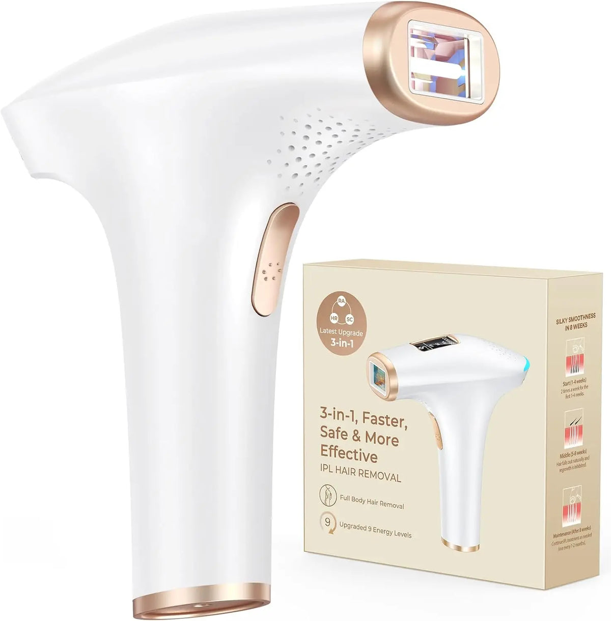 JOOYEE IPL Hair Removal Epilator For Face And Body Treatment