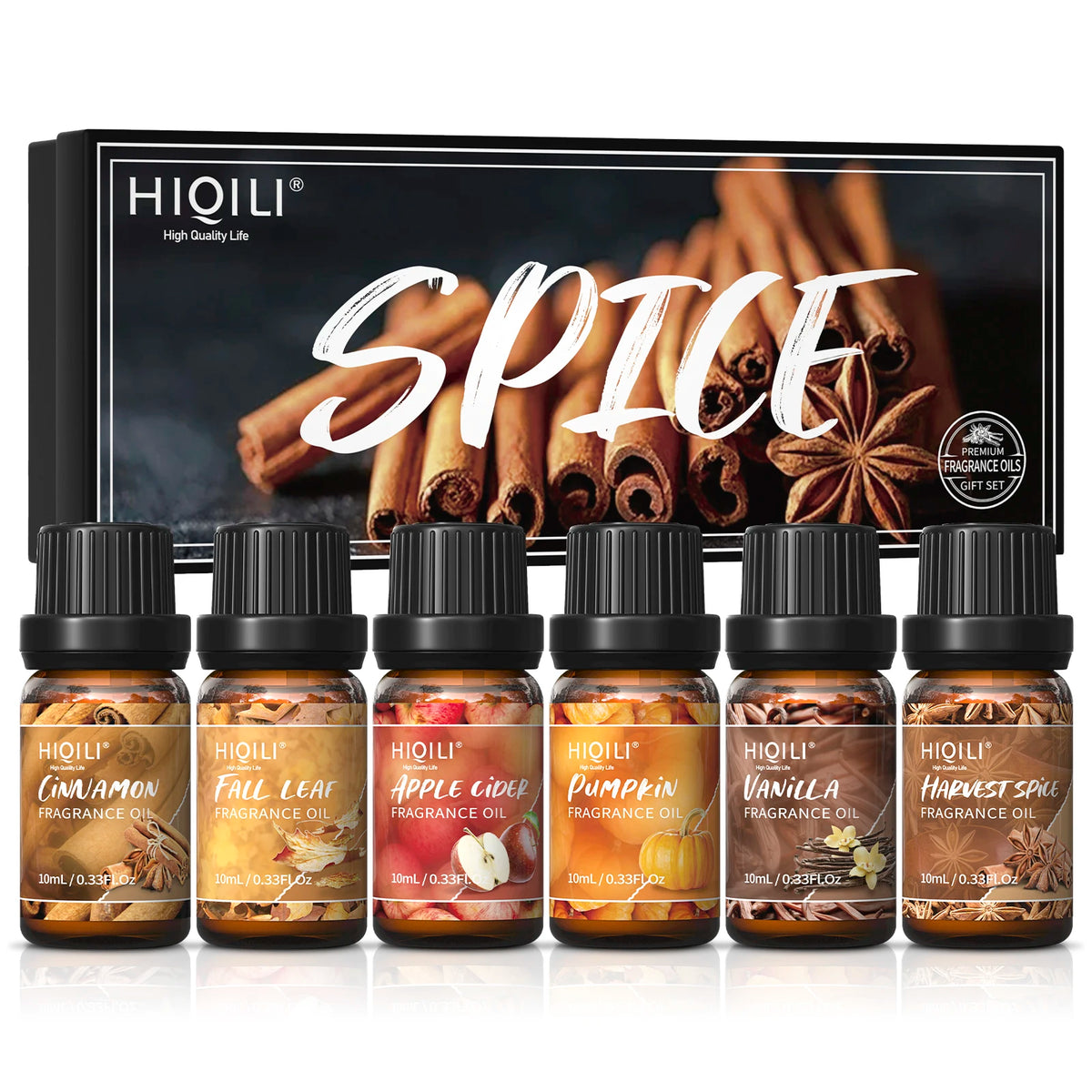 HIQILI Fragrance Oils Set For Aromatherapy Diffusers And DIY Crafts