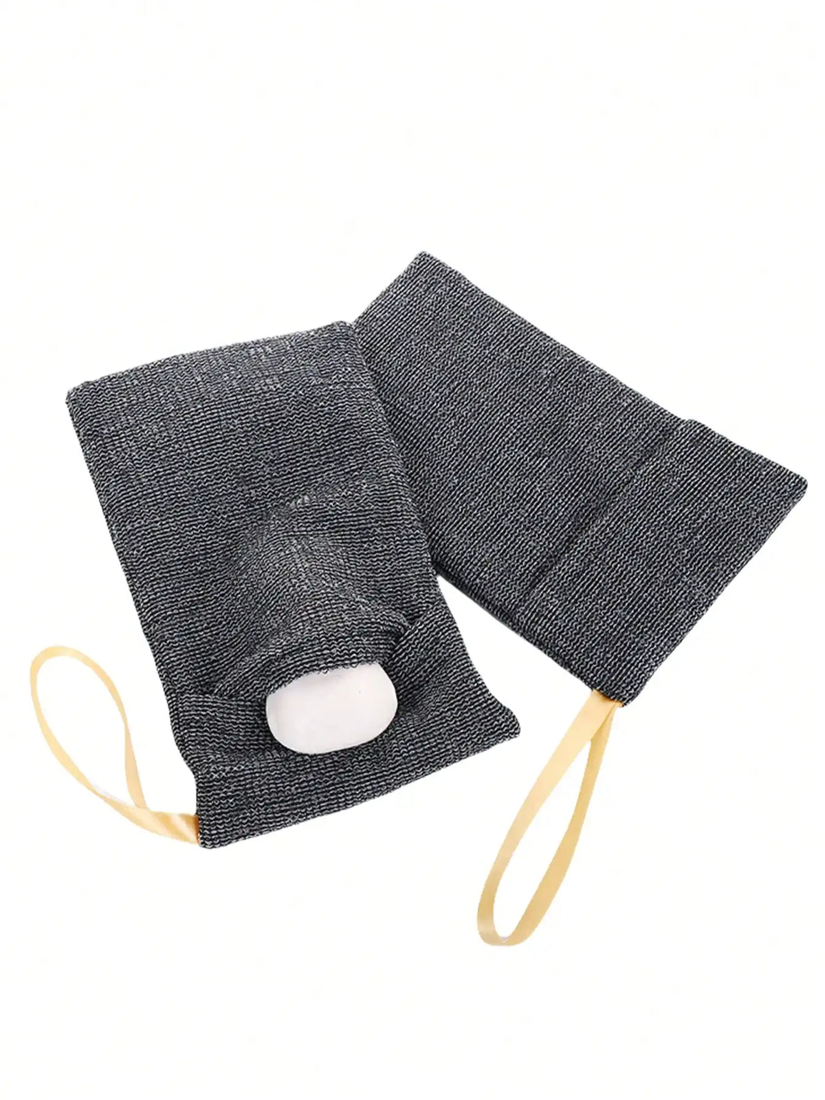 Exfoliating Mesh Soap Saver Bags With Hanging Cord And Net