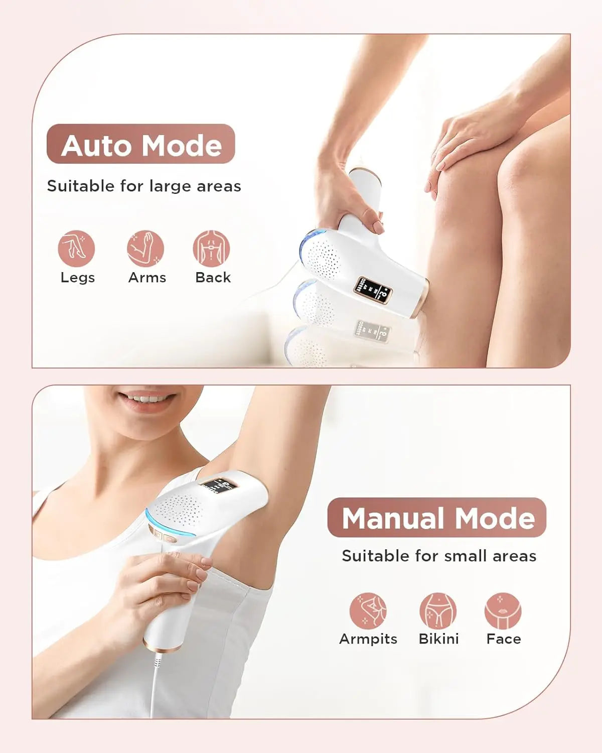 JOOYEE IPL Hair Removal Epilator For Face And Body Treatment