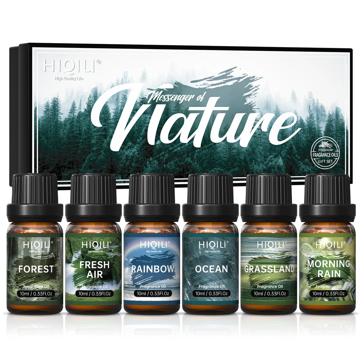 HIQILI Fragrance Oils Set For Aromatherapy Diffusers And DIY Crafts