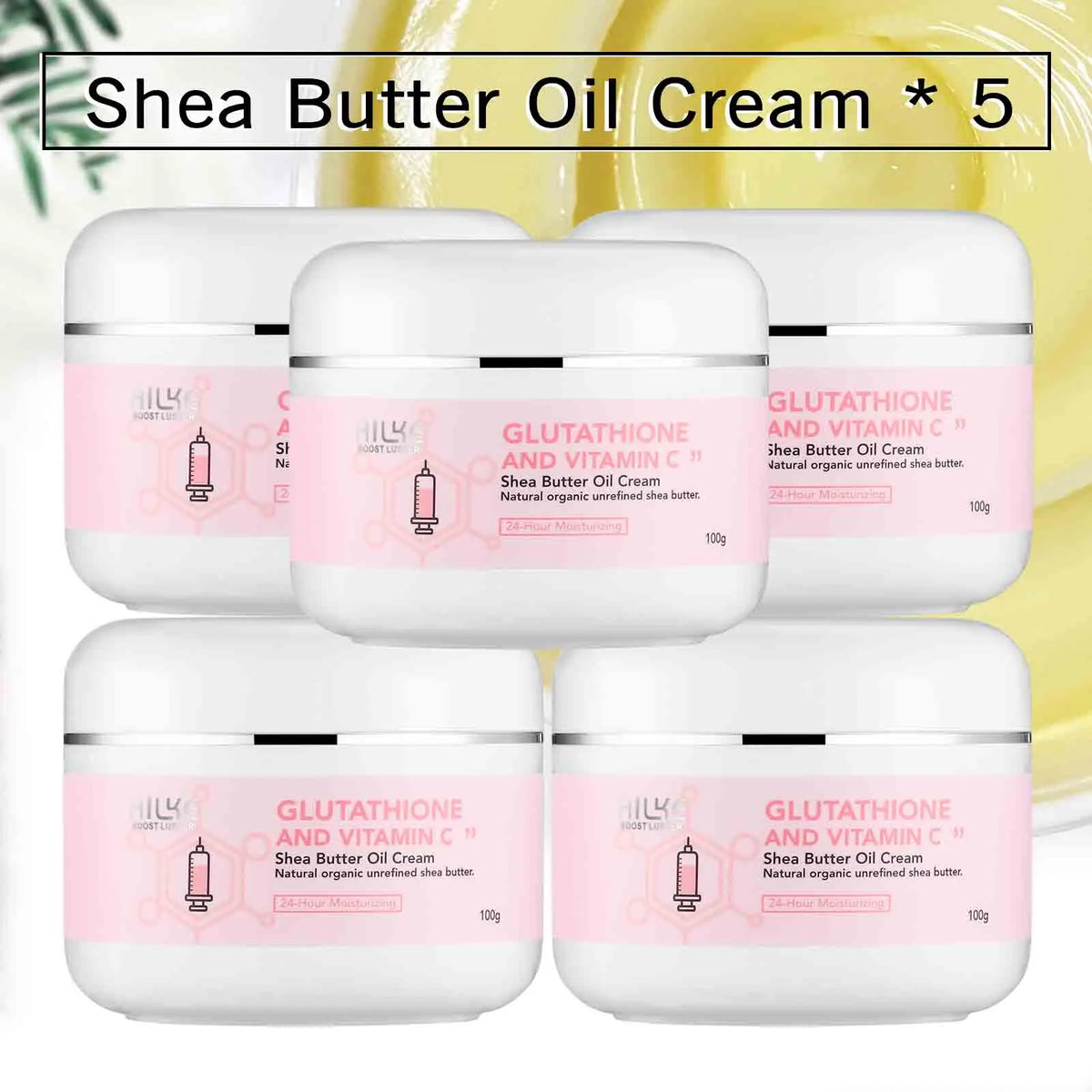 AILKE Natural Whitening Face And Body Cream With Shea Butter