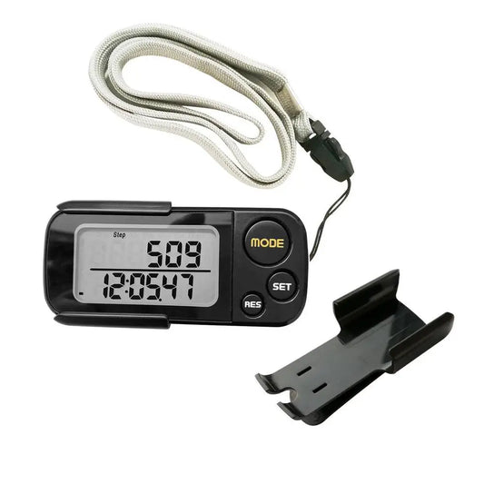 Digital 3D Electronic Pedometer Step Counter With Large LCD Screen
