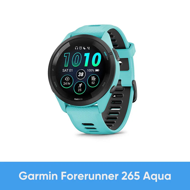 Garmin Forerunner 265 GPS Smartwatch AMOLED Touchscreen Fitness Tracker