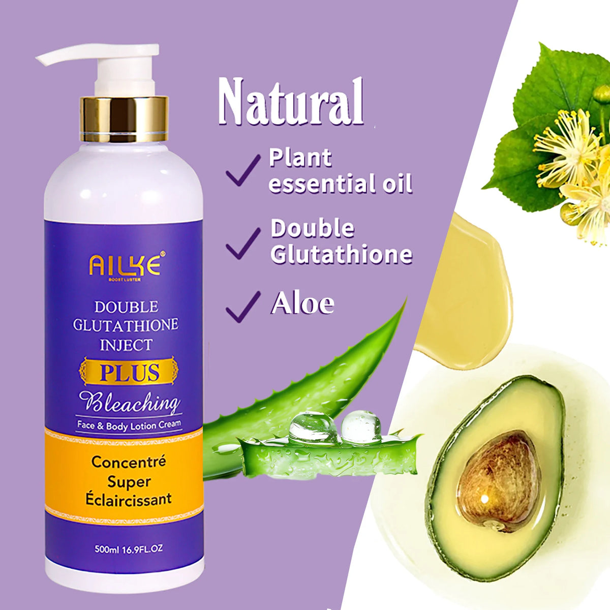 Ailke Glutathione Plus Skin Whitening Care Set Brightens Complexion