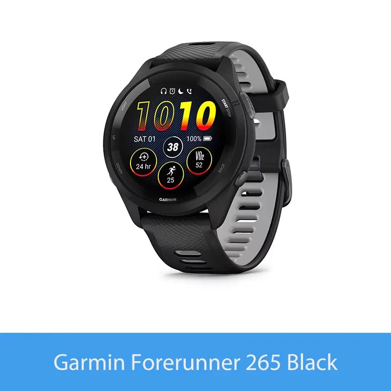 Garmin Forerunner 265 GPS Smartwatch AMOLED Touchscreen Fitness Tracker