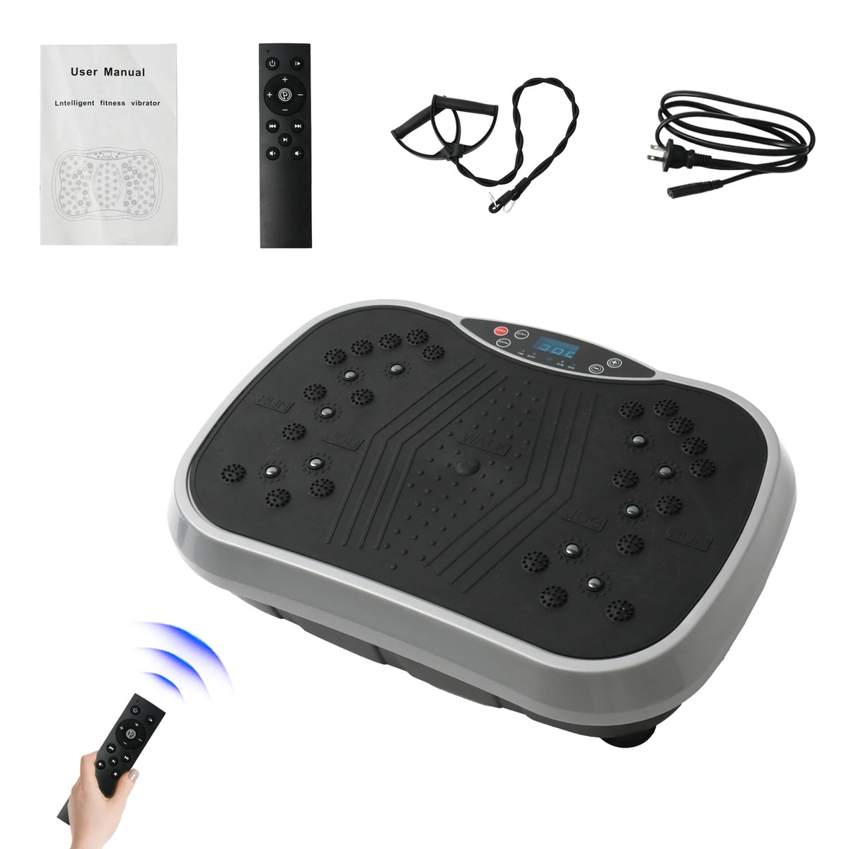 Portable Whole Body Vibration Plate Exercise Machine For Home Gym