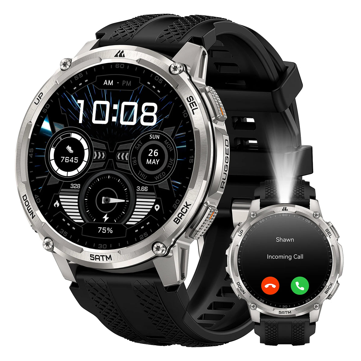 KOSPET T4C Rugged Smartwatch With GPS Fitness Health Tracking
