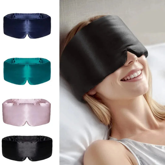 Comfortable Cotton Travel Sleep Eye Mask For Quiet Rest