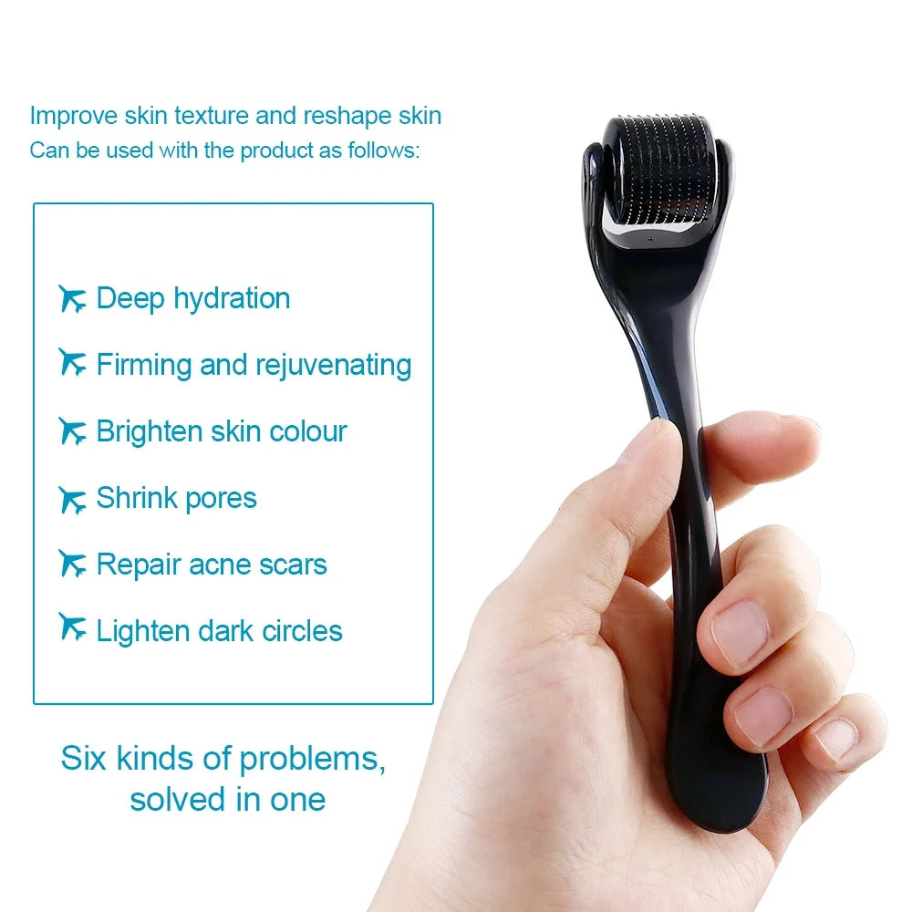 Stainless Steel 540 Needles Derma Roller For Facial Skin Care