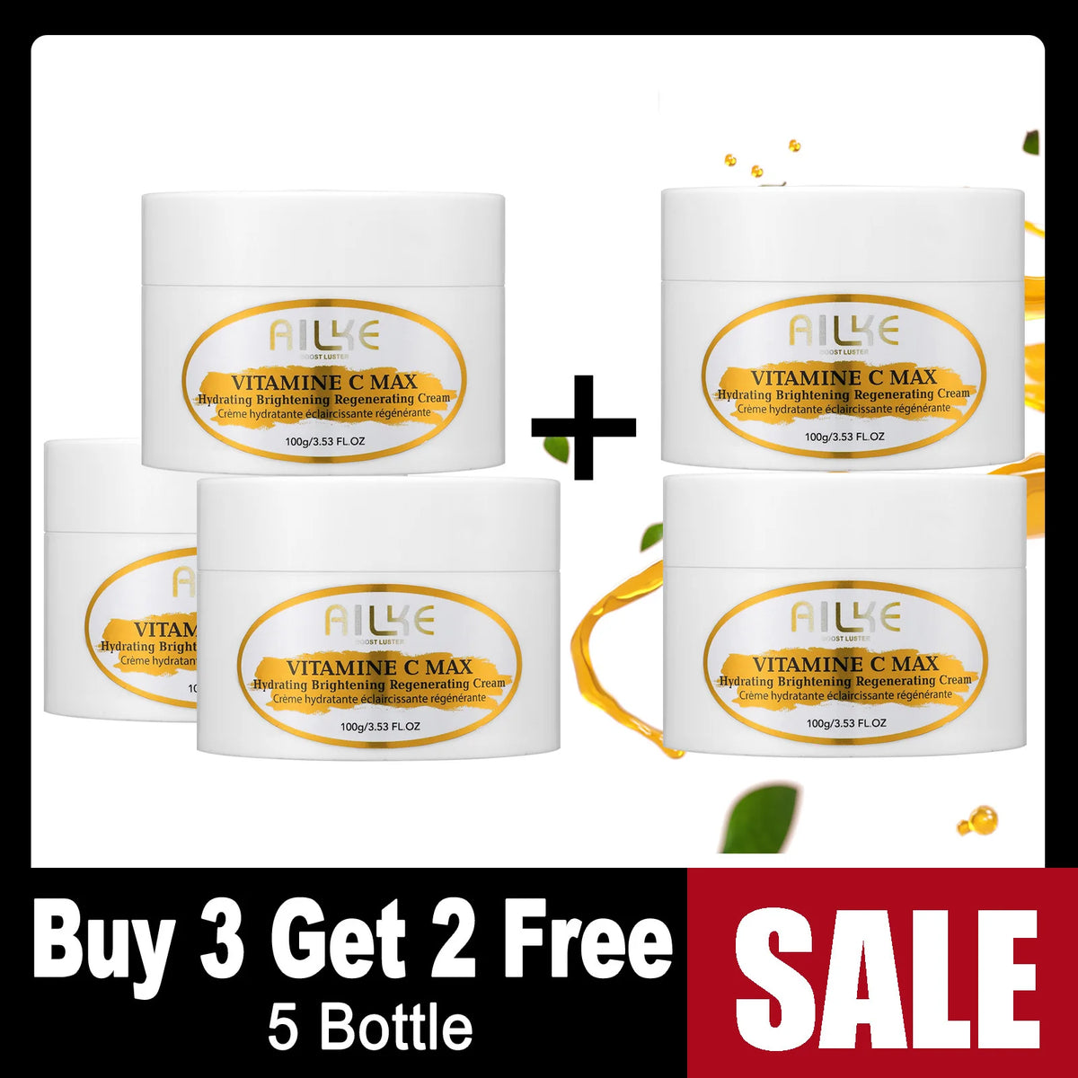 AILKE Vitamin C Body Cream For Brightening And Deep Hydration