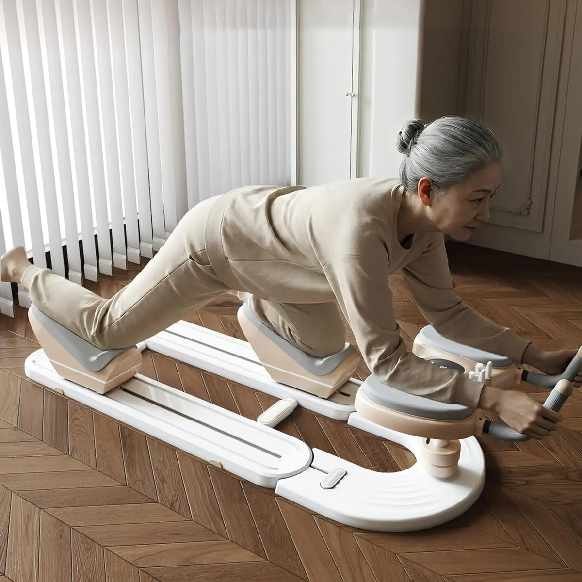 Back Stretch Trainer For Spinal Alignment And Abdominal Conditioning