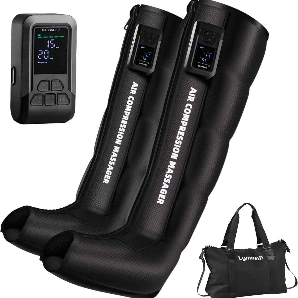 Cordless Air Compression Leg Massager For Circulation And Recovery