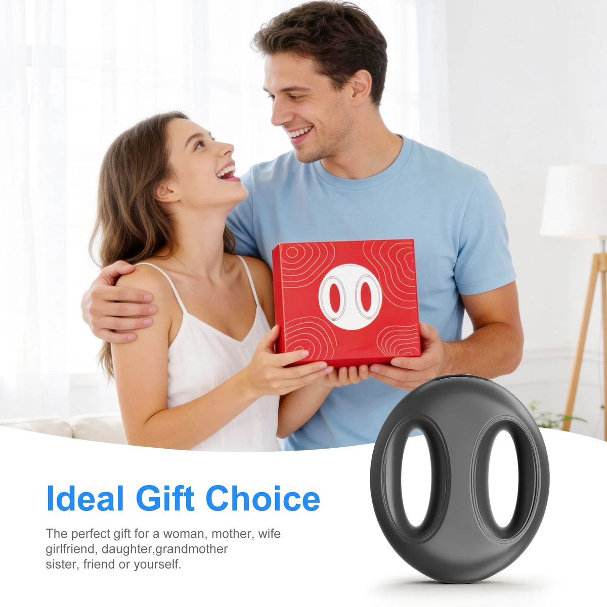 Leercon Portable Mini Fascia Ring Massager For Deep Muscle Relief