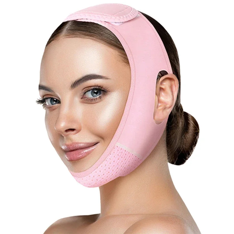 Reusable V Shape Facial Strap For Daily Skin Care Support