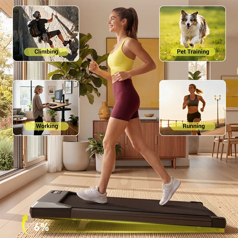 Superun Portable Walking Pad Mini Treadmill For Home And Office