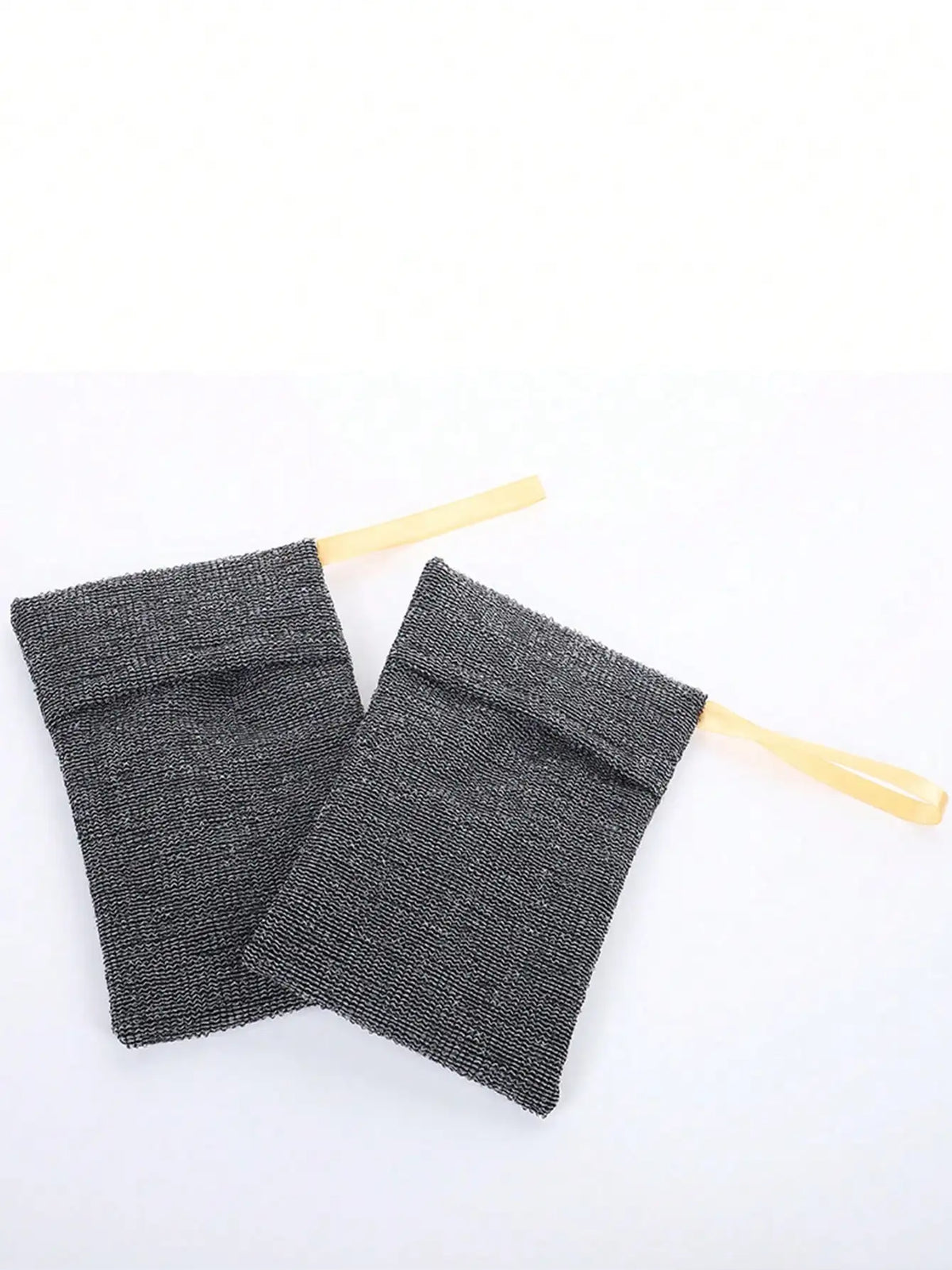 Exfoliating Mesh Soap Saver Bags With Hanging Cord And Net