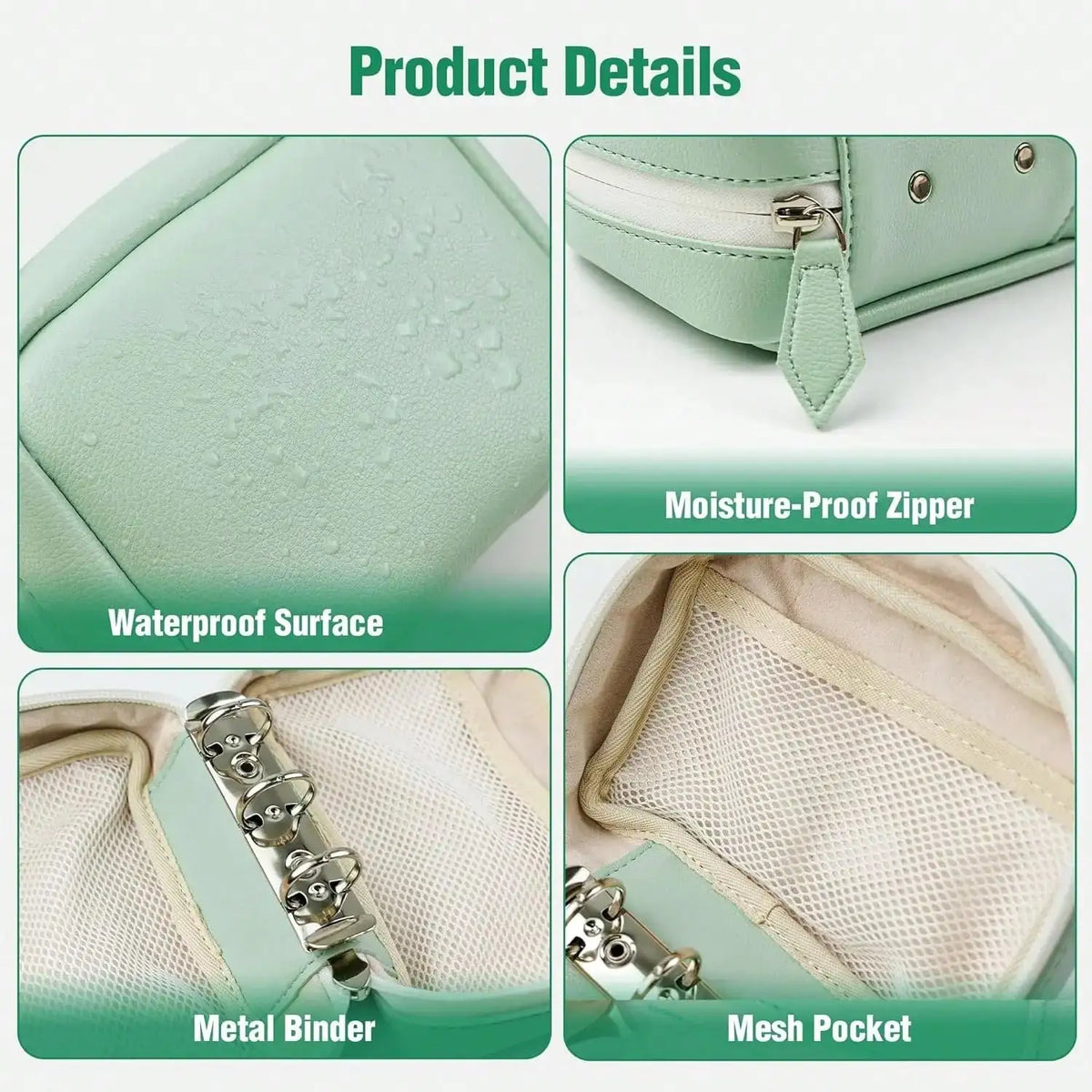 Waterproof Silicone Medicine Pouch With Zipper And Weekly Organizer