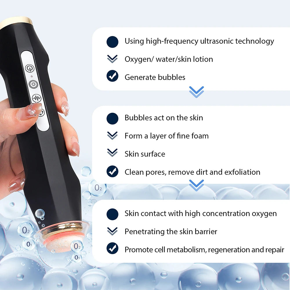 Foreverlily CO2 Oxygen Bubble Facial Pen For Skin Rejuvenation