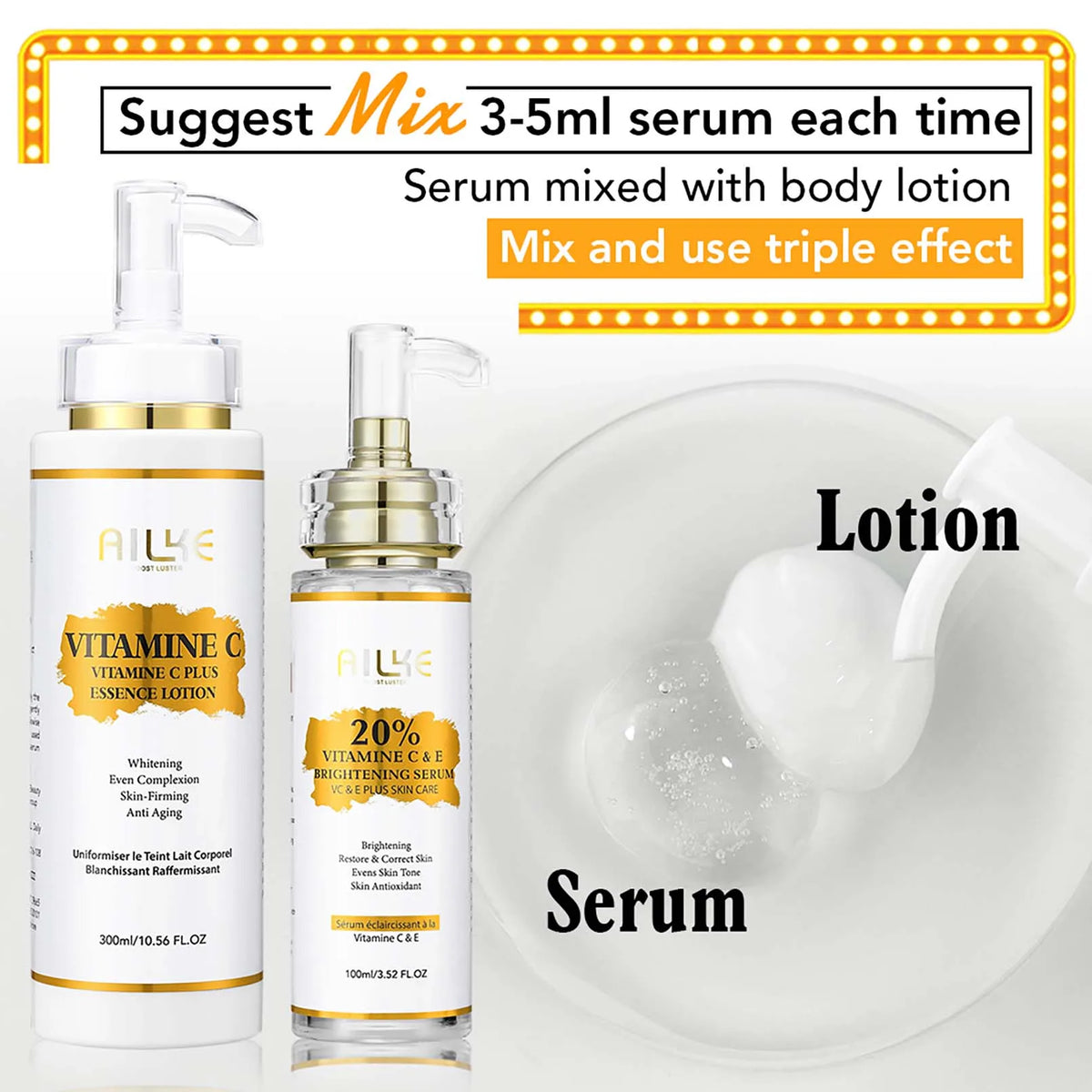 AILKE Vitamin C Body Cream For Brightening And Deep Hydration
