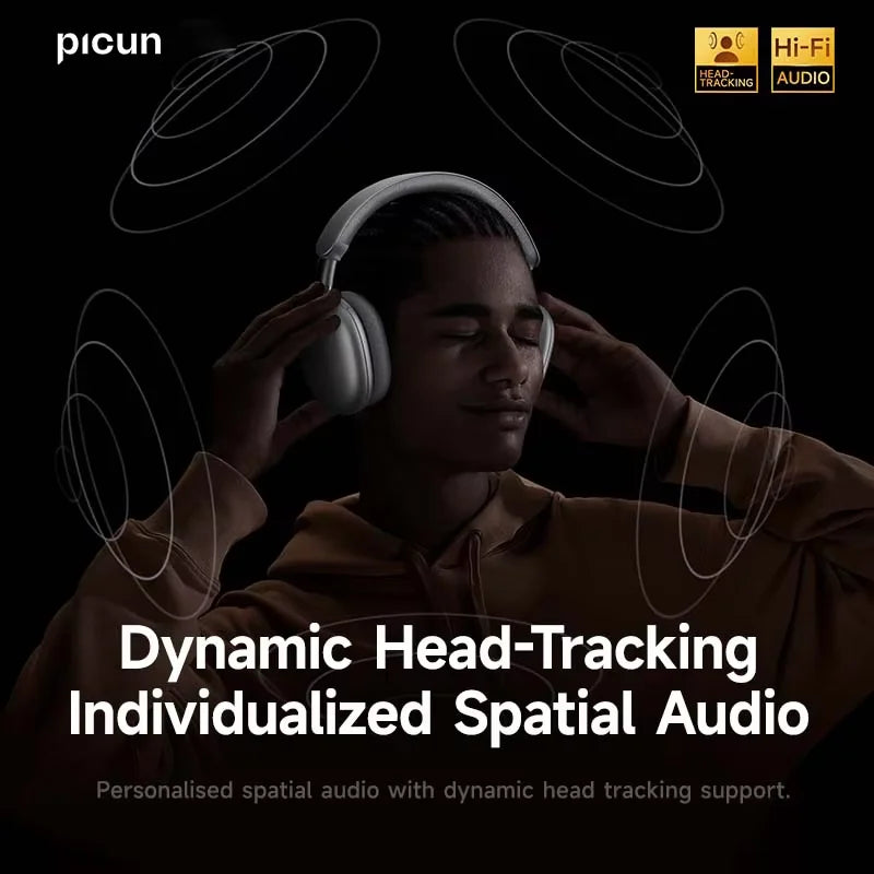 Picun F8 Pro Wireless Headphones With Active Noise Cancellation