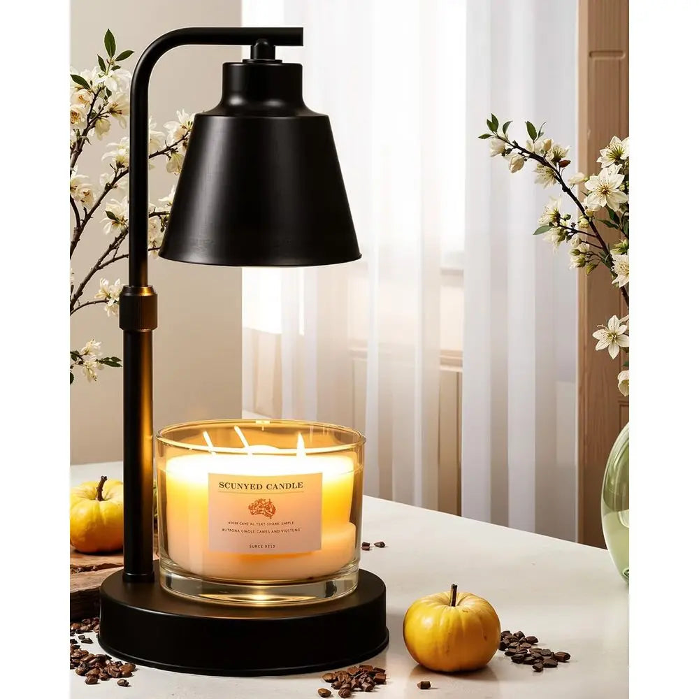 Candle Warmer Lamp With Timer Adjustable Brightness Wax Melter