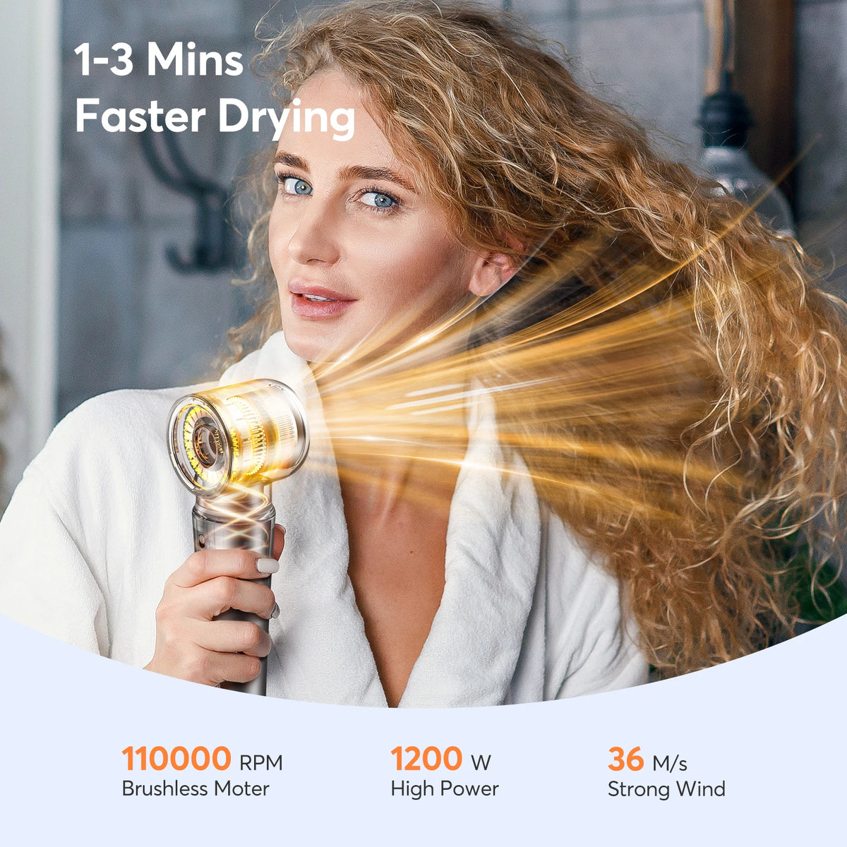 Bopcal Multifunctional Hair Dryer And Hot Air Comb Styler